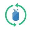 Use of natural refrigerant
